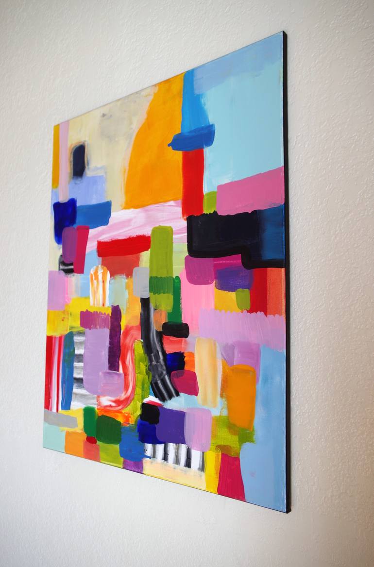 Original Abstract Painting by Mary Robertson
