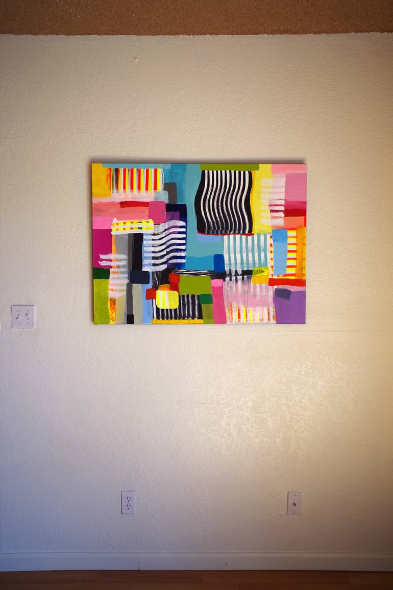 Original Abstract Expressionism Abstract Painting by Mary Robertson