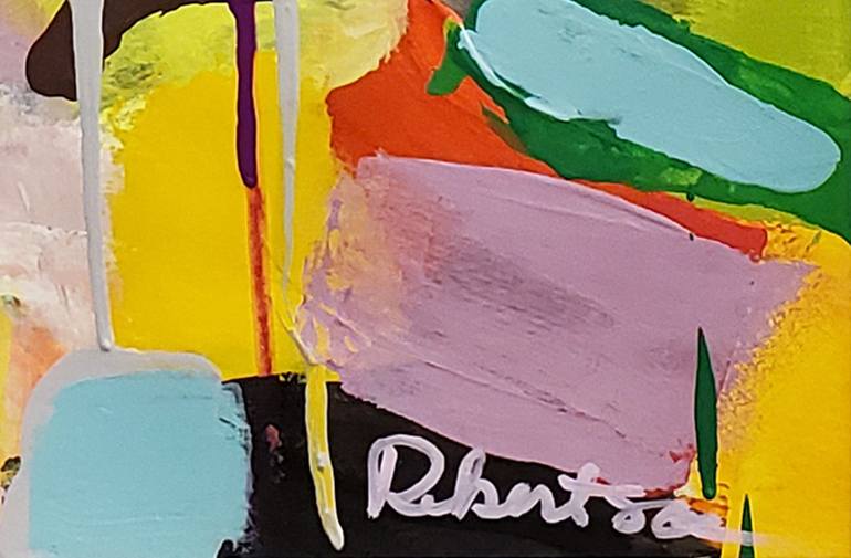 Original Abstract Expressionism Abstract Painting by Mary Robertson