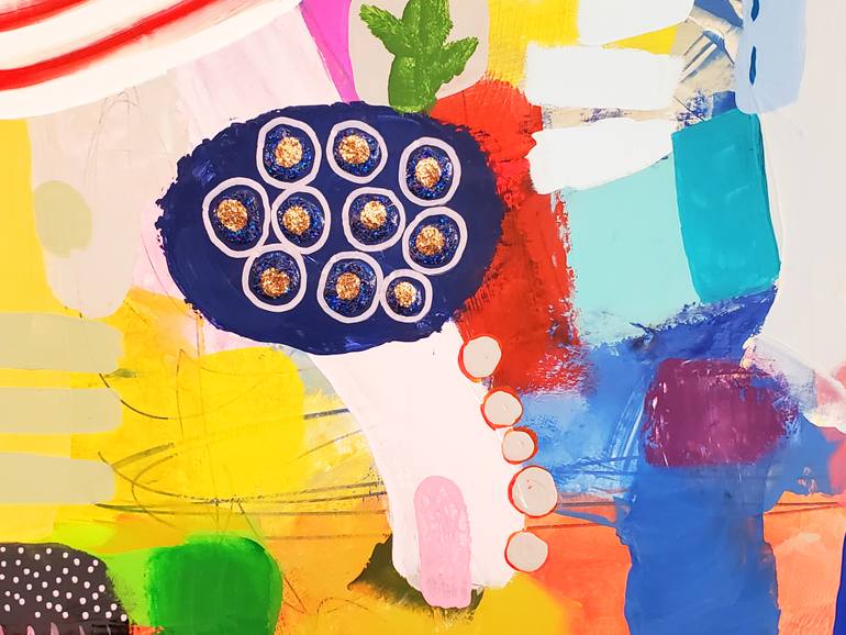 Original Abstract Expressionism Abstract Painting by Mary Robertson