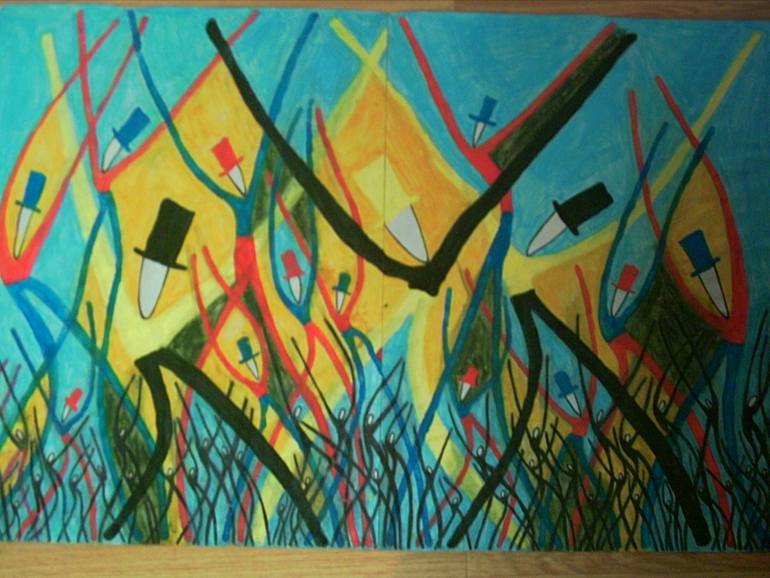 paint me a picture Painting by michael fitzgerald Saatchi Art