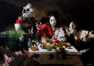 The Supper at Emmaus (after Caravaggio) thumb