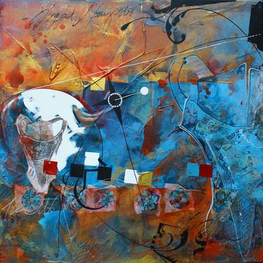 Original Abstract Aerial Paintings by Carole Bressan