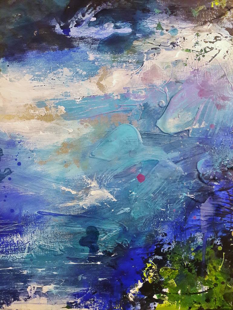Original Abstract Nature Painting by Carole Bressan