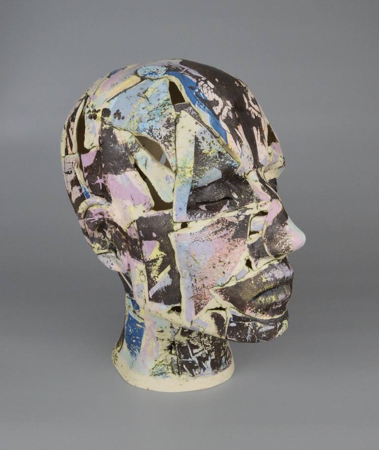 Original Figurative Mortality Sculpture by Helen Nottage