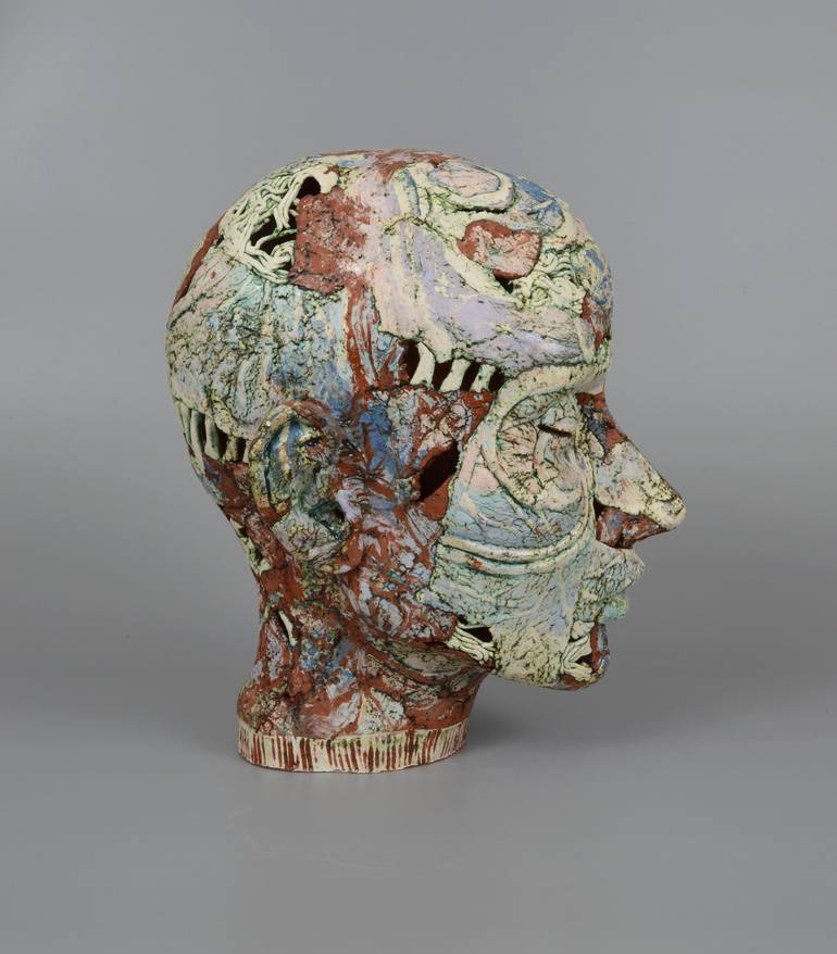 Original 3d Sculpture Mortality Sculpture by Helen Nottage