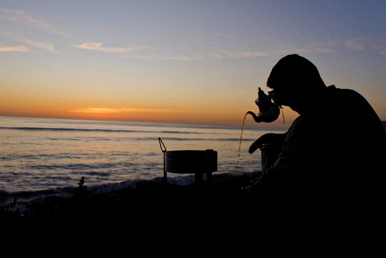 Original Sunset Photography by Elias Nizari | Minimalism Art on Paper | At the Edge of Day