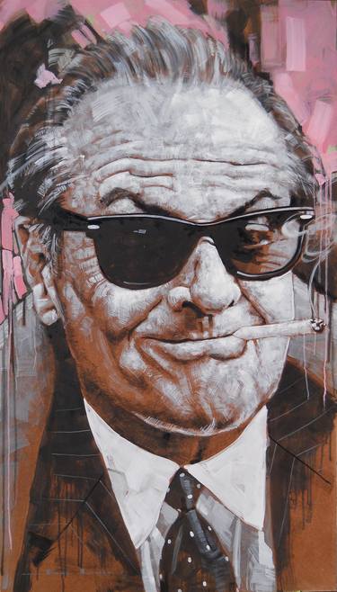 Original Expressionism Pop Culture/Celebrity Paintings by Jimmy Law