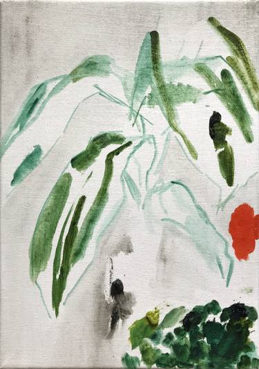 Original Abstract Expressionism Nature Painting by Abi Box