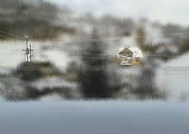 Original Realism Landscape Printmaking by Heinz Hugo Allemann