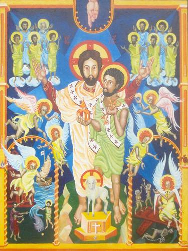 Original Religious Painting by Alexey Pismenny