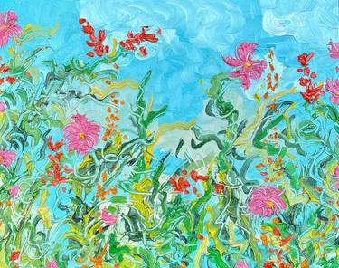 Print of Expressionism Botanic Paintings by Jon Parlangeli