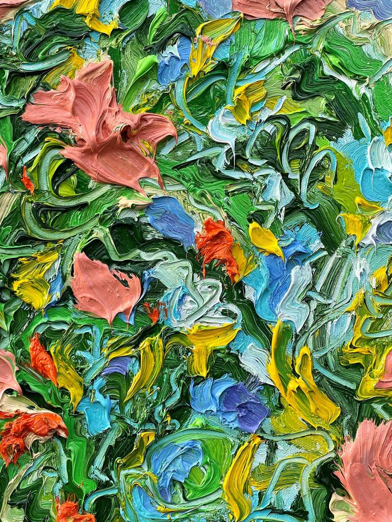 Original Expressionism Botanic Painting by Jon Parlangeli