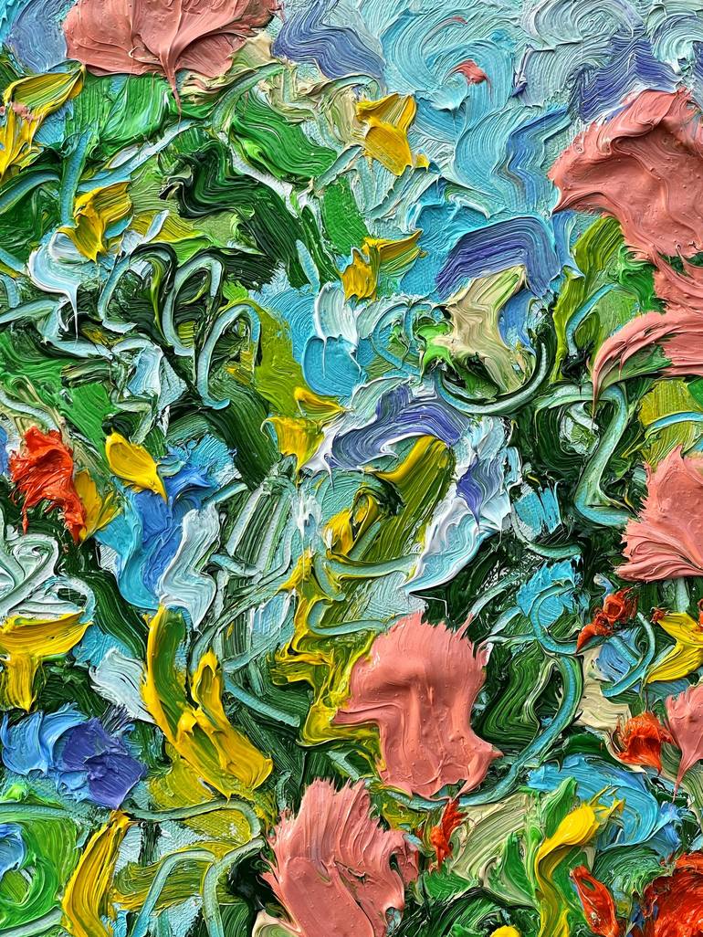 Original Expressionism Botanic Painting by Jon Parlangeli