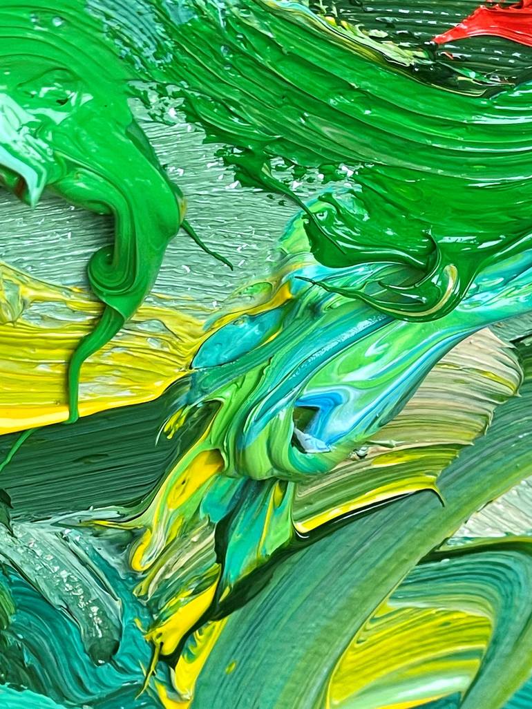 Original Contemporary Floral Painting by Jon Parlangeli