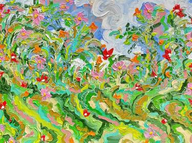 Original Floral Paintings by Jon Parlangeli