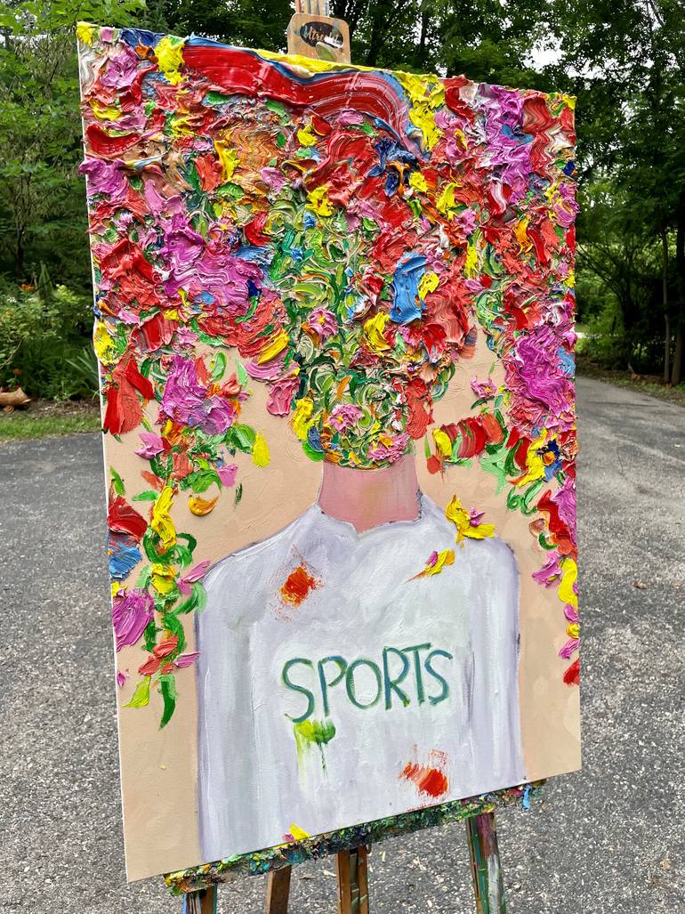 Original Contemporary Portrait Painting by Jon Parlangeli