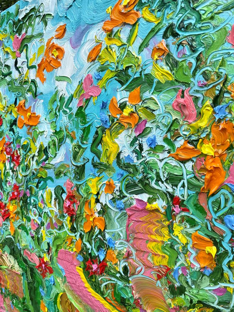 Original Contemporary Floral Painting by Jon Parlangeli