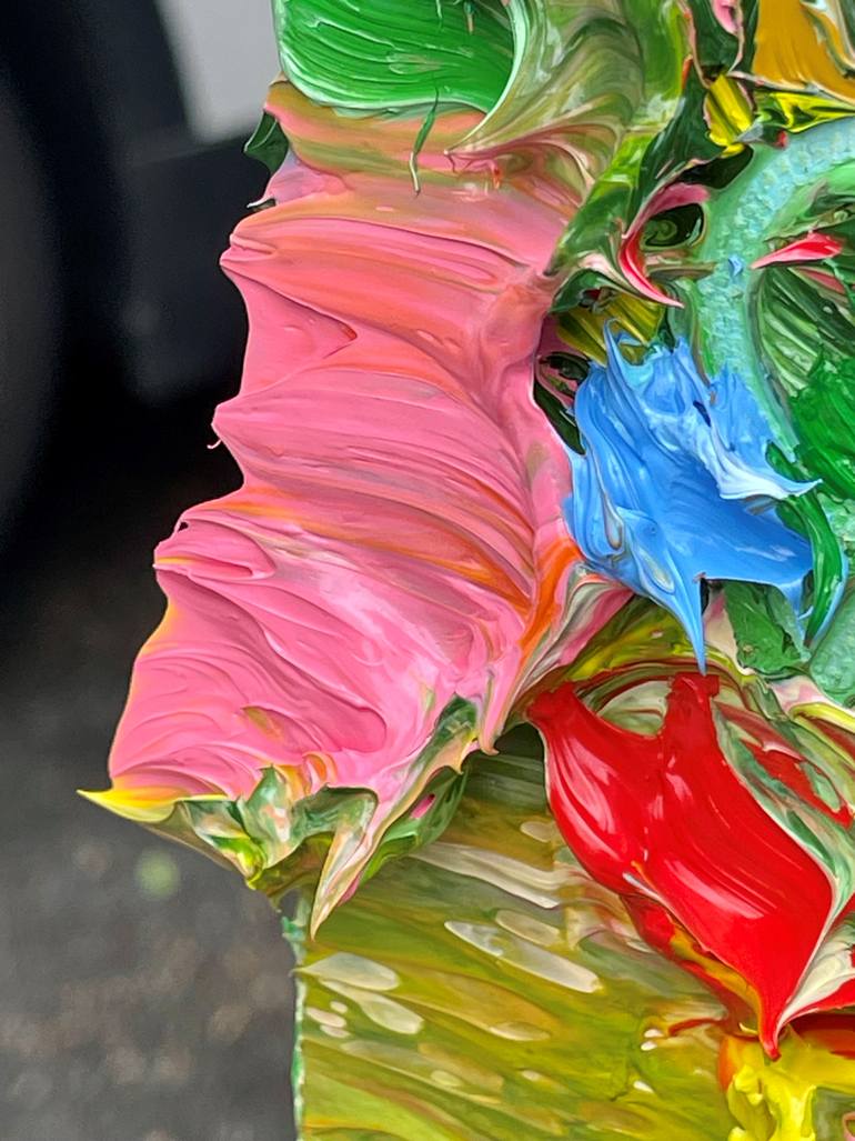 Original Contemporary Floral Painting by Jon Parlangeli