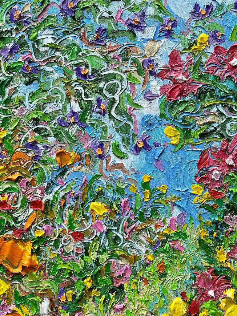 Original Contemporary Floral Painting by Jon Parlangeli