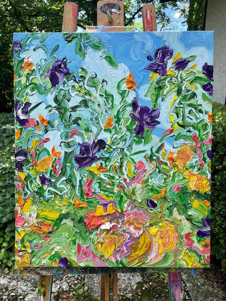 Original Floral Painting by Jon Parlangeli