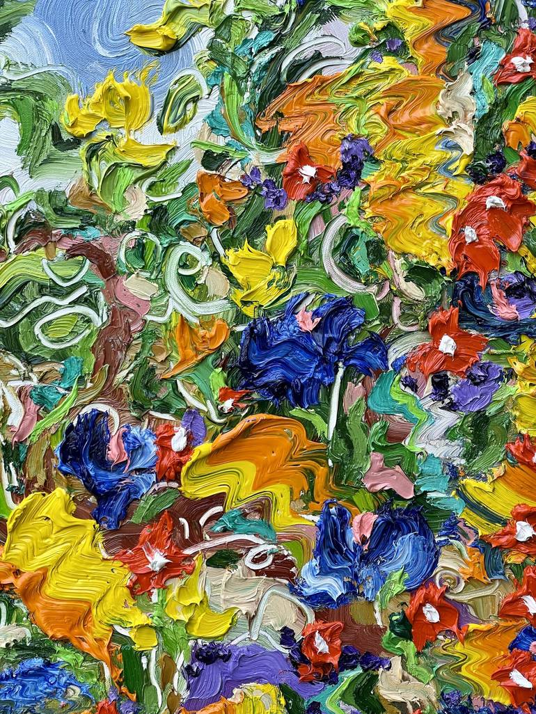 Original Floral Painting by Jon Parlangeli