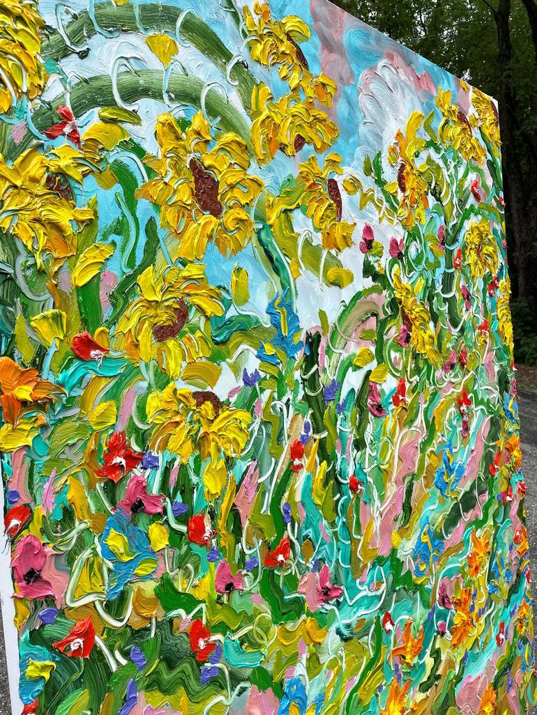 Original Contemporary Floral Painting by Jon Parlangeli