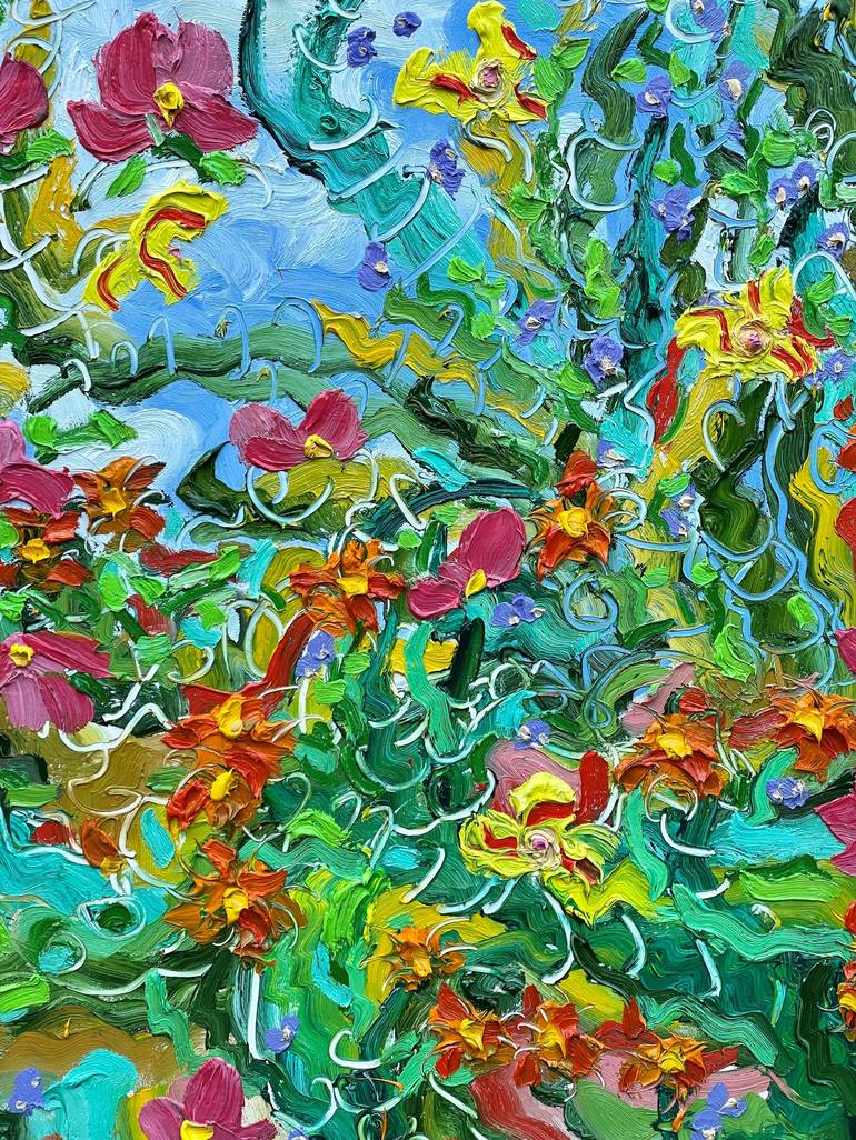 Original Floral Painting by Jon Parlangeli