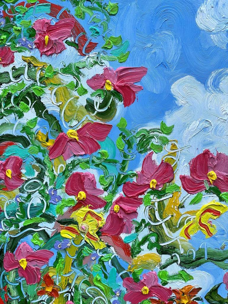 Original Floral Painting by Jon Parlangeli