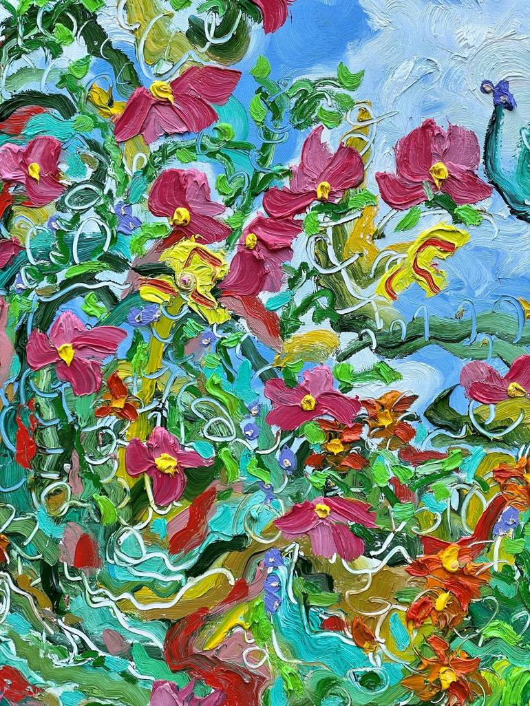 Original Floral Painting by Jon Parlangeli