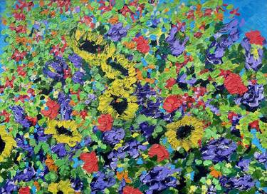 Original Floral Paintings by Jon Parlangeli