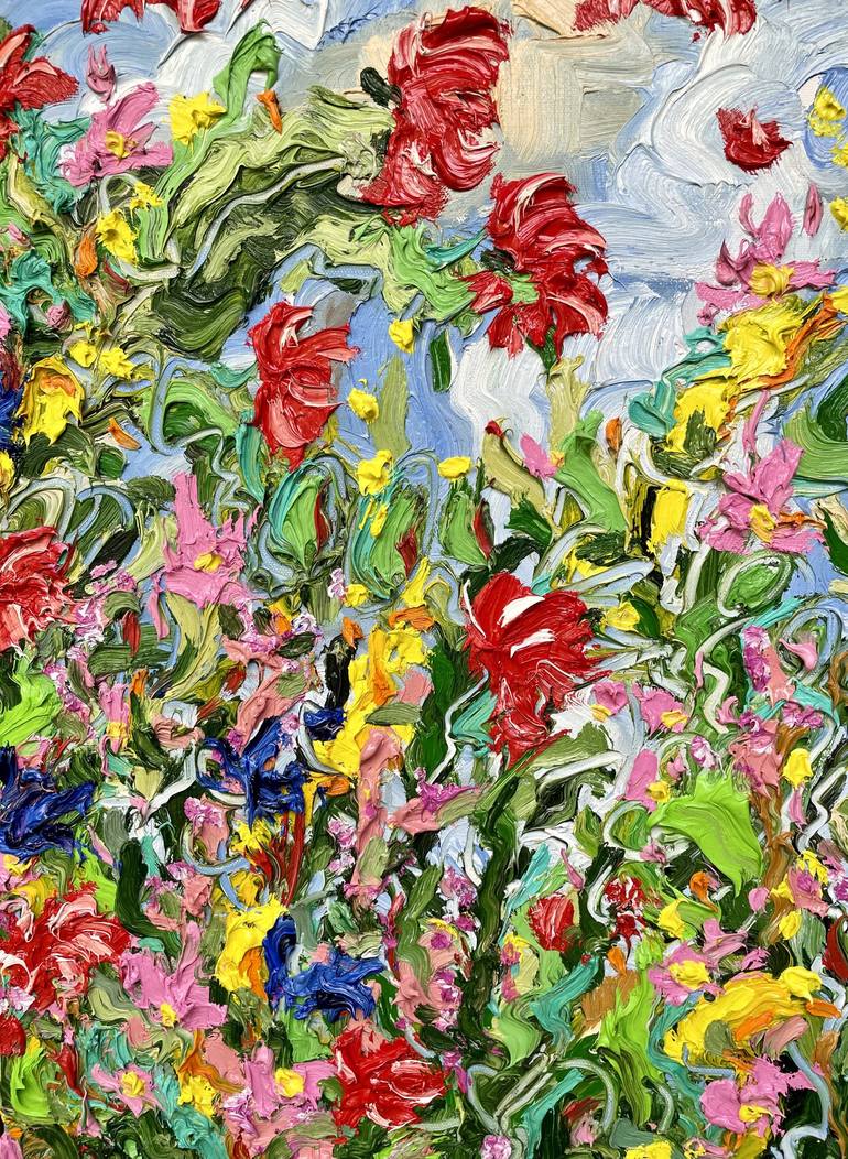 Original Contemporary Floral Painting by Jon Parlangeli