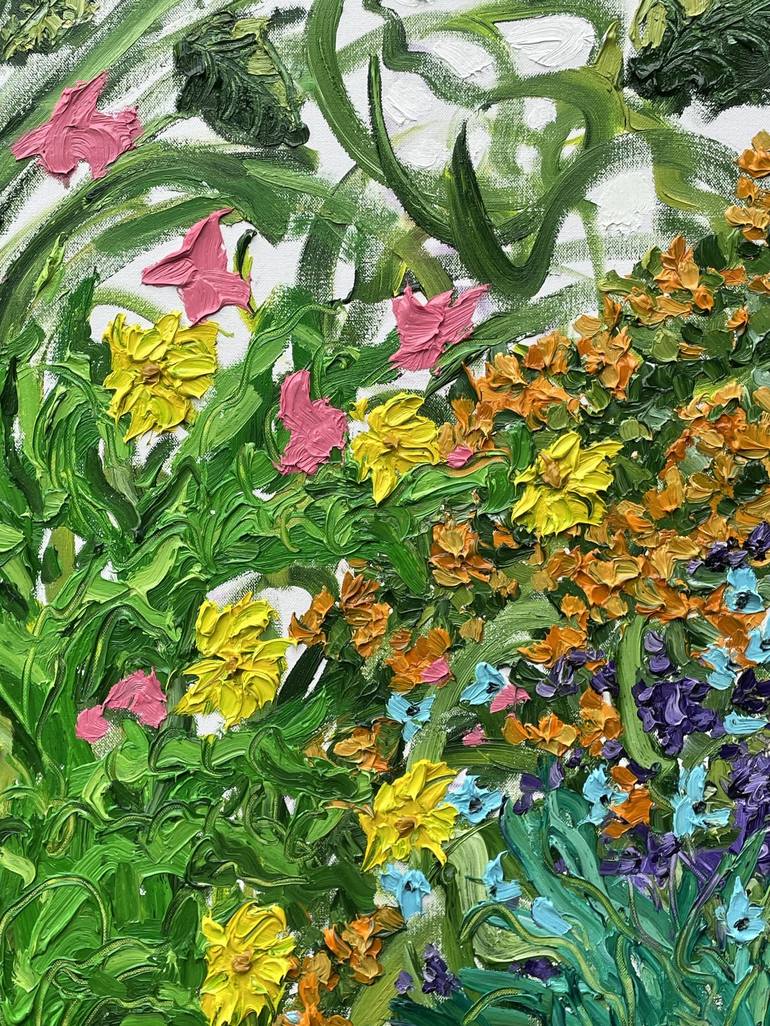 Original Contemporary Floral Painting by Jon Parlangeli