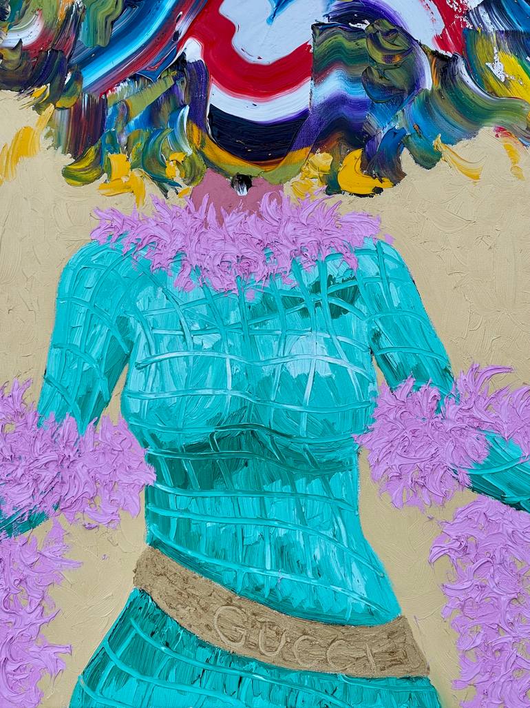 Original Contemporary Fashion Painting by Jon Parlangeli