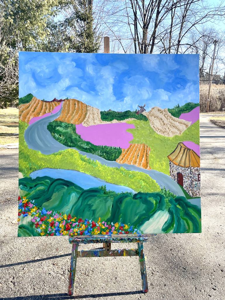 Original Contemporary Landscape Painting by Jon Parlangeli