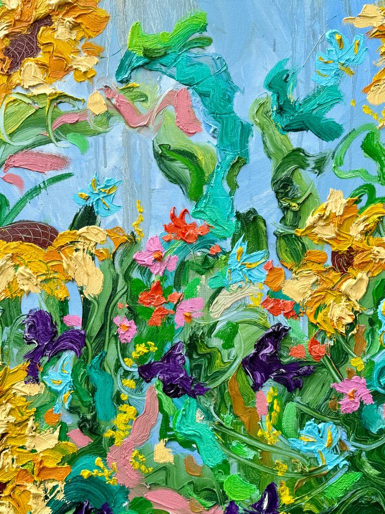 Original Contemporary Floral Painting by Jon Parlangeli