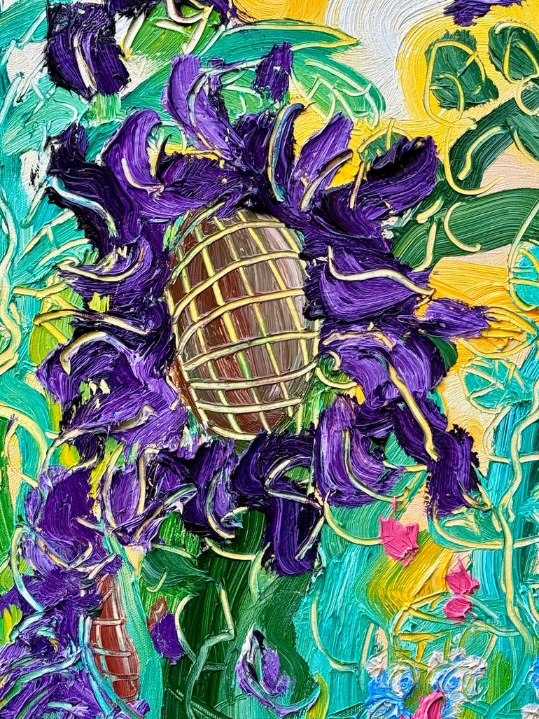 Original Contemporary Floral Painting by Jon Parlangeli