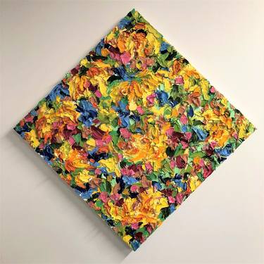 Print of Abstract Expressionism Floral Paintings by Jon Parlangeli