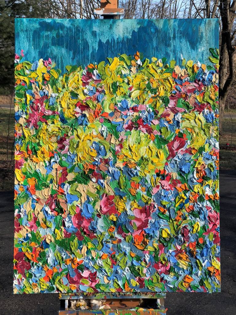 Original Abstract Expressionism Abstract Painting by Jon Parlangeli