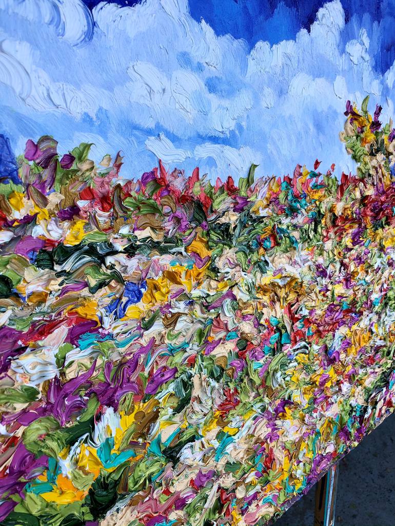 Original Abstract Expressionism Landscape Painting by Jon Parlangeli