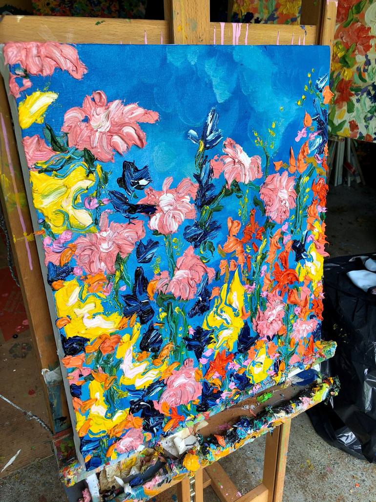 Original Floral Painting by Jon Parlangeli