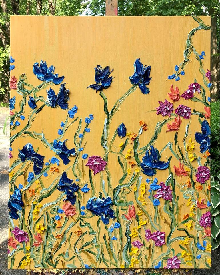 Original Modern Floral Painting by Jon Parlangeli