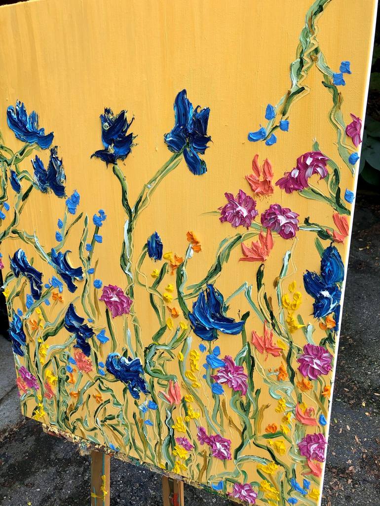 Original Modern Floral Painting by Jon Parlangeli