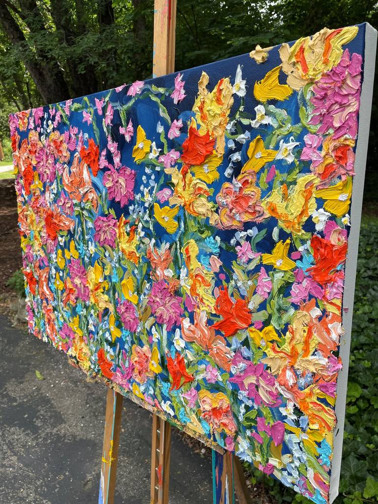 Original Modern Floral Painting by Jon Parlangeli