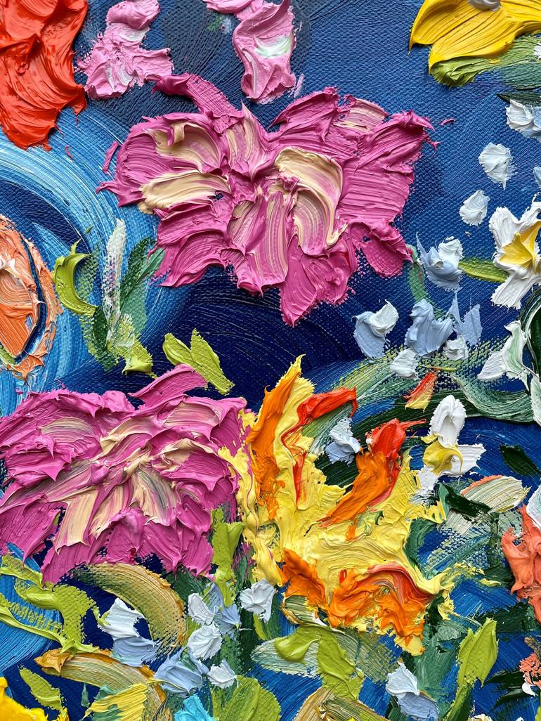 Original Modern Floral Painting by Jon Parlangeli