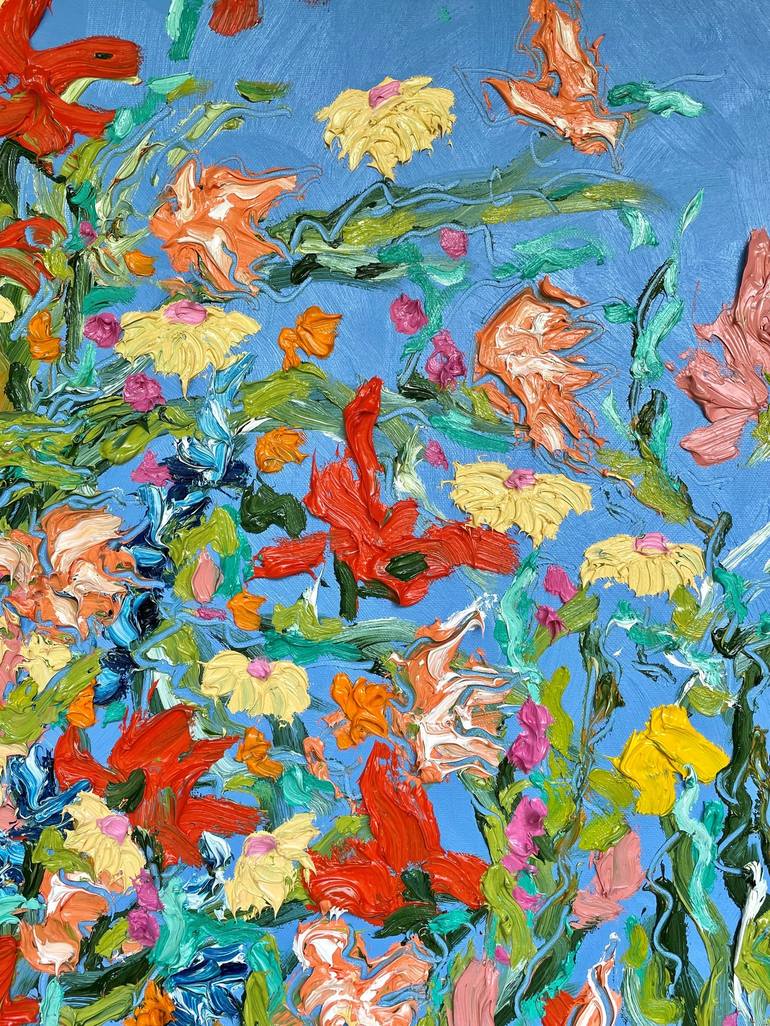 Original Modern Floral Painting by Jon Parlangeli