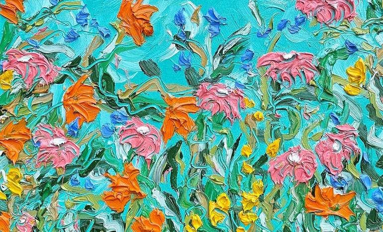 Original Modern Floral Painting by Jon Parlangeli