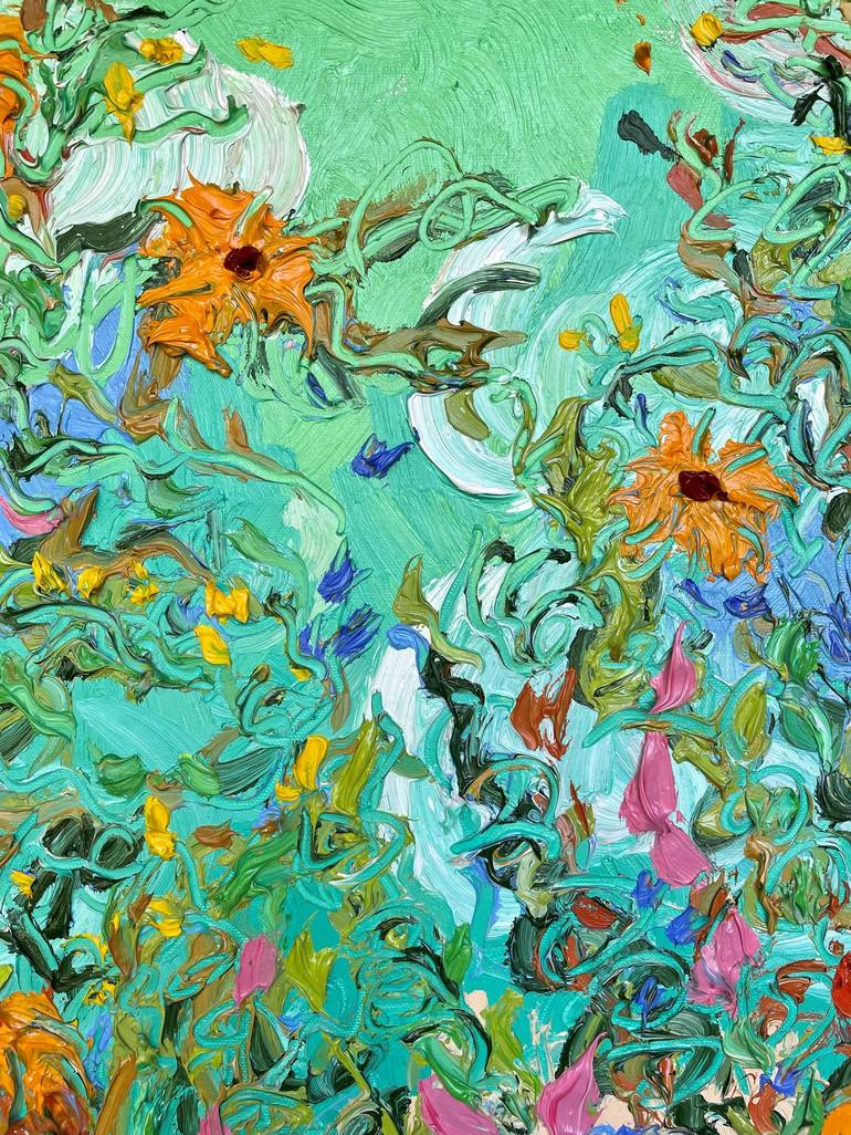 Original Floral Painting by Jon Parlangeli