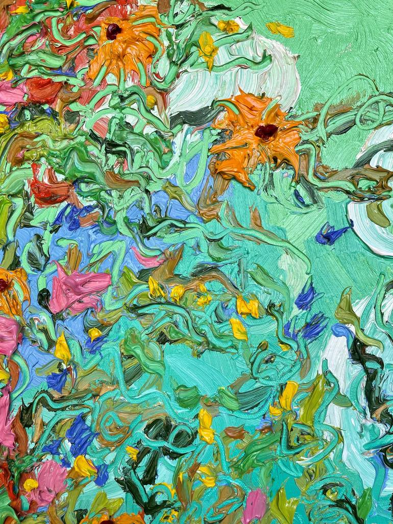 Original Floral Painting by Jon Parlangeli