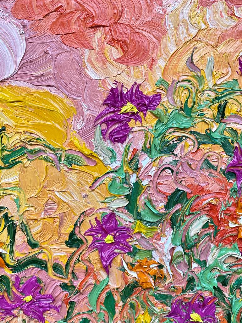 Original Abstract Expressionism Nature Painting by Jon Parlangeli